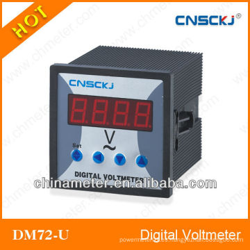 DM72-U Voltímetro digital monofásico (DC)